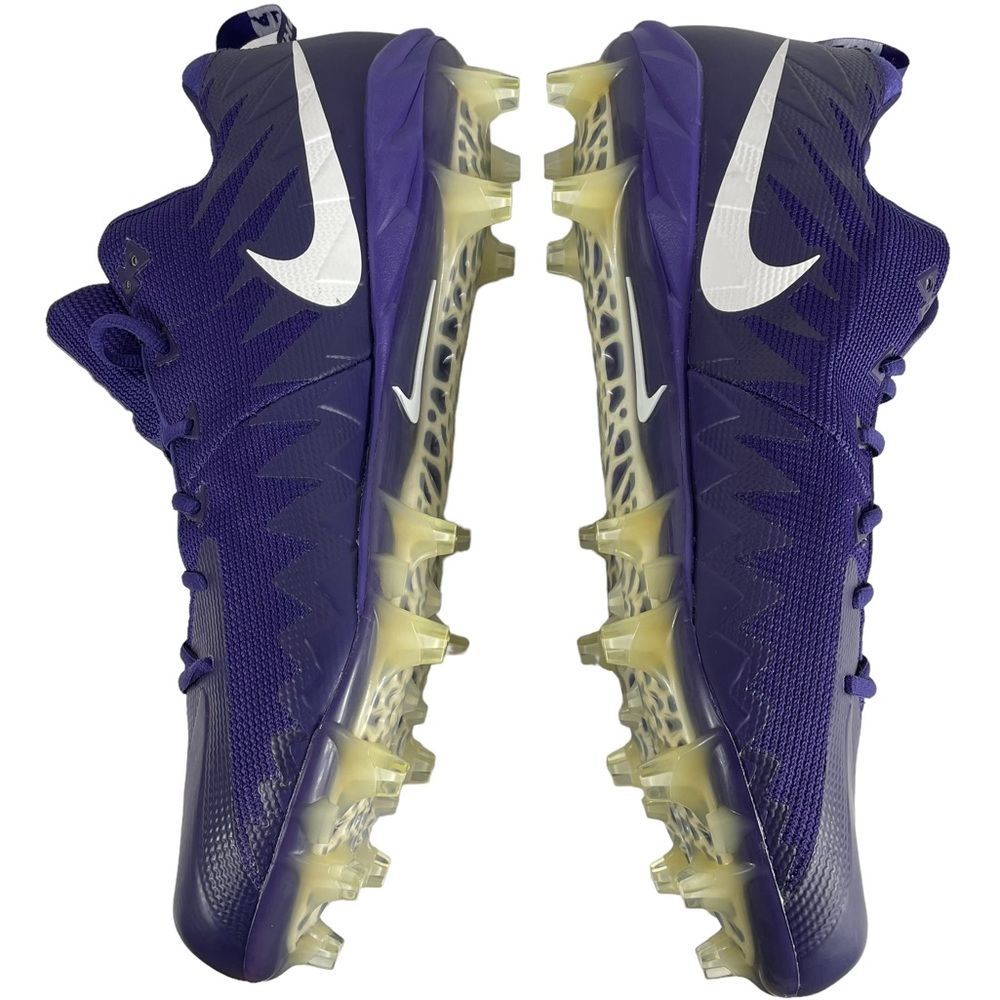 NWOT Nike Alpha Menace Football Cleats Purple Size 17 Mens Athlete Training Pros